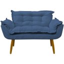 Ver imagem 7 de Namoradeira Decorativa Confortável Para Sala Recepção Consultório Manicure Alice Suede