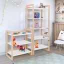 Ver imagem 1 de Conjunto Estantes Multiuso Colorê Infantil:branco