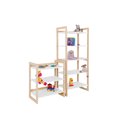 Ver imagem 2 de Conjunto Estantes Multiuso Colorê Infantil:branco