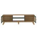 Ver imagem 3 de Conjunto para Sala com Rack e Buffet Charlotte Carvalho/menta Artely Carvalho/menta