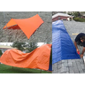 Lona Leve Laranja Encerado Carreteiro 12x15 / 15x12 300 Micras Impermeável com Ilhós - Carga Pesada - 5
