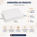 Ver imagem 6 de Caixa Organizadora 11 Divisórias Plástico Transparente com Travas para Multiuso