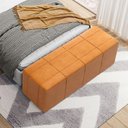Ver imagem 5 de Puff Decorativo Living Sala de Estar 195 Cm Roma W01 Couríssimo Whisky - lyam