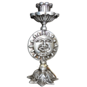 Ver imagem 5 de Castiçal SOL e LUA em Alumínio Artesanal Reciclado SAT Alumínio Brilhante