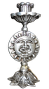 Ver imagem 5 de Castiçal SOL e LUA em Alumínio Artesanal Reciclado SAT Alumínio Brilhante