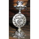 Ver imagem 7 de Castiçal SOL e LUA em Alumínio Artesanal Reciclado SAT Alumínio Brilhante