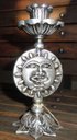 Ver imagem 7 de Castiçal SOL e LUA em Alumínio Artesanal Reciclado SAT Alumínio Brilhante