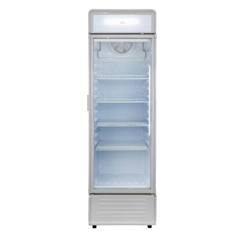 Expositor Refrigerador Vertical Porta de Vidro Hq 320 Litros Cinza Hq-320REVPVX