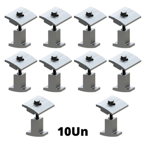 Fixador Grampo Intermediário Middle-Clamp Smart Solar Group - com 10Un