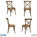 Ver imagem 1 de Kit 4 Cadeiras Katrina Madeira Maciça Diversas Cores - Rivatti