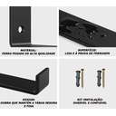 Ver imagem 7 de Kit 6 Suportes 20cm Estilo Industrial