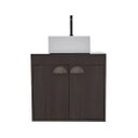Ver imagem 2 de Conjunto Gabinete de Banheiro MDF 2 Portas c/ Cuba e Espelho:Munique