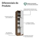 Ver imagem 3 de Paneleiro 60 Cm 3 Portas Vik Madesa Rustic/branco