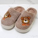 Ver imagem 2 de Pantufas Infantil Sapatos Chinelos de Inverno Urso Ursinho