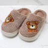 Pantufas Infantil Sapatos Chinelos de Inverno Urso Ursinho - 2