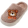 Pantufas Infantil Sapatos Chinelos de Inverno Urso Ursinho - 3