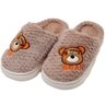 Pantufas Infantil Sapatos Chinelos de Inverno Urso Ursinho - 1