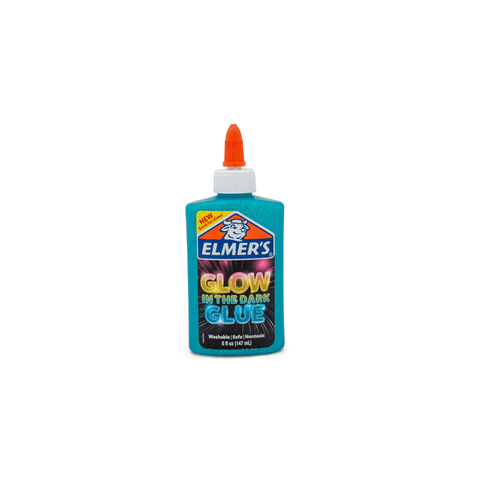 Cola Glitter GLOW in Tthe Dark Clue 147ml Azul - Toyng