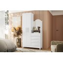 Ver mais imagens de Gaveteiro Anita Branco Titanium Rosa Azul com Nicho