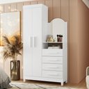 Ver imagem 1 de Gaveteiro Anita Branco Titanium Rosa Azul com Nicho