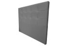 Ver imagem 2 de Cabeceira De Cama Box Luiza Queen 160cm X 106cm Suede Cinza Mz Decor