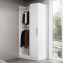 Ver imagem 2 de Modulo de Guarda Roupas Canto para Quarto Madrid Maxel