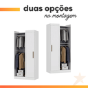 Ver imagem 5 de Modulo de Guarda Roupas Canto para Quarto Madrid Maxel