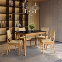 Ver imagem 2 de Conjunto Sala de Jantar Nara Kappesberg em Madeira Maciça com 4 Cadeiras