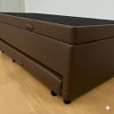 Ver imagem 5 de Cama Box Baú Solteiro com Auxiliar Conjugada | Blindada | Pistão a Gás | Suporta até 200kg | 188x88x