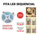 Ver imagem 1 de Fita Led 3528 120 Led’s 10 Metros Sequencial 24v Branco Quente 3000k