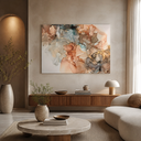 Ver imagem 2 de Quadro Decorativo Elegante Colorido Tons Pastéis Moderno 130x90cm
