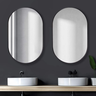 Espelho Oval com Moldura em Metal 80 x 50 cm - 8