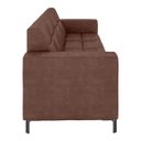 Ver imagem 7 de Sofá Living Decorativo Houston 2 Lugares 160cm Pés em Metal Pu Marrom G33 - Gran Belo