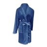 Roupão de Banho Adulto Unissex Feminino Masculino Microfibra 100% Poliéster G Azul - 1