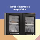 Ver imagem 6 de Armário de Cozinha de Aço Kit Triplo 120cm Clara Multimóveis CR6151 Branco/Preto
