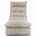 Ver imagem 4 de Poltrona Balance Decorativa com Leve Balanço Bouclé Premium de Luxo para Sala Quarto Área de Leitura