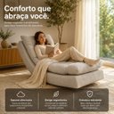 Ver mais imagens de Poltrona Balance Decorativa com Leve Balanço Bouclé Premium de Luxo para Sala Quarto Área de Leitura
