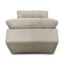 Ver imagem 3 de Poltrona Balance Decorativa com Leve Balanço Bouclé Premium de Luxo para Sala Quarto Área de Leitura