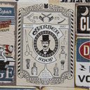 Ver imagem 3 de 4 Jogo Americano Barber Shop - Barbearia Impermeável Pvc