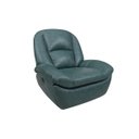 Ver imagem 1 de Poltrona de Couro Soft Glider Elétrica Turquese - Mempra