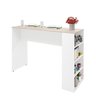 Bancada Cozinha Americana Gourmet com Prateleiras Netmobil - Branco/dubai - 5