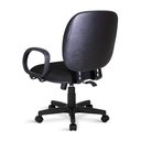 Ver imagem 3 de Cadeira Escritório Plus Size Giratória Relax Tecido Preto