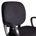 Ver imagem 4 de Cadeira Escritório Plus Size Giratória Relax Tecido Preto