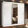 Guarda Roupa Casal Madesa Lyon Plus 3 Portas de Correr com Espelho 4 Gavetas - 2