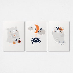 Trio Quadros para Quarto Infantil - 1