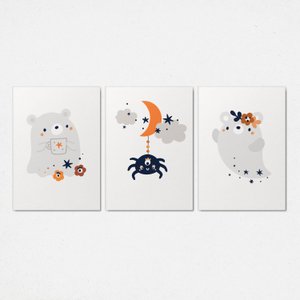 Trio Quadros para Quarto Infantil