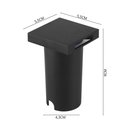 Ver imagem 2 de Balizador de Solo Led Taschibra Flat 1 Facho Preto Bivolt