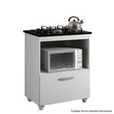 Ver imagem 1 de Balcão para Cooktop 4 Bocas Salvia Branco