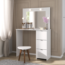 Ver imagem 2 de Penteadeira com Espelho 3 Gavetas Los Angeles