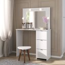 Ver imagem 7 de Penteadeira com Espelho 3 Gavetas Los Angeles